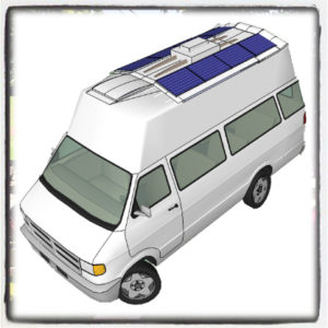 Medium DIY Van or RV Rooftop Solar to Battery SYSTEM