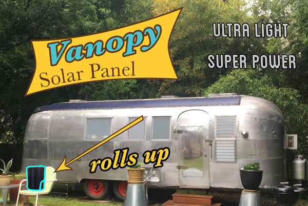 Vanopy Solar Panel #indiesolar #vanopy #solarpower #nomadlife #rvlife #solarpanel #airstream #solardesign