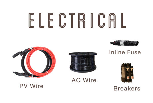 Electrical, wire, fuse, breakers #indiesolar #renewableenergy #solarworld #solarpower