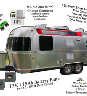 Solar RV Panel 12V 100-260 Watt Battery Charging Kit DIY